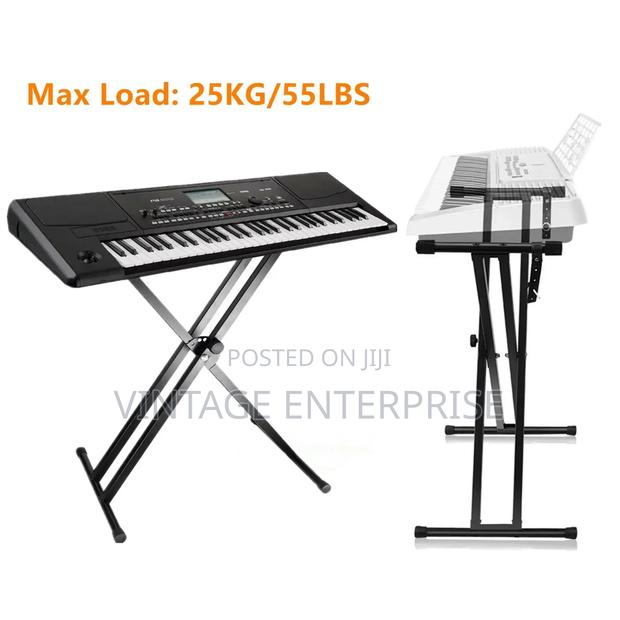 Piano /Keyboard Stand With Locking Stands Double X Shape - main view