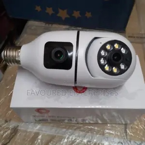 360 Degree PTZ Light Bulb Camera