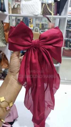 Maroon Head Bow - thumbnail 2