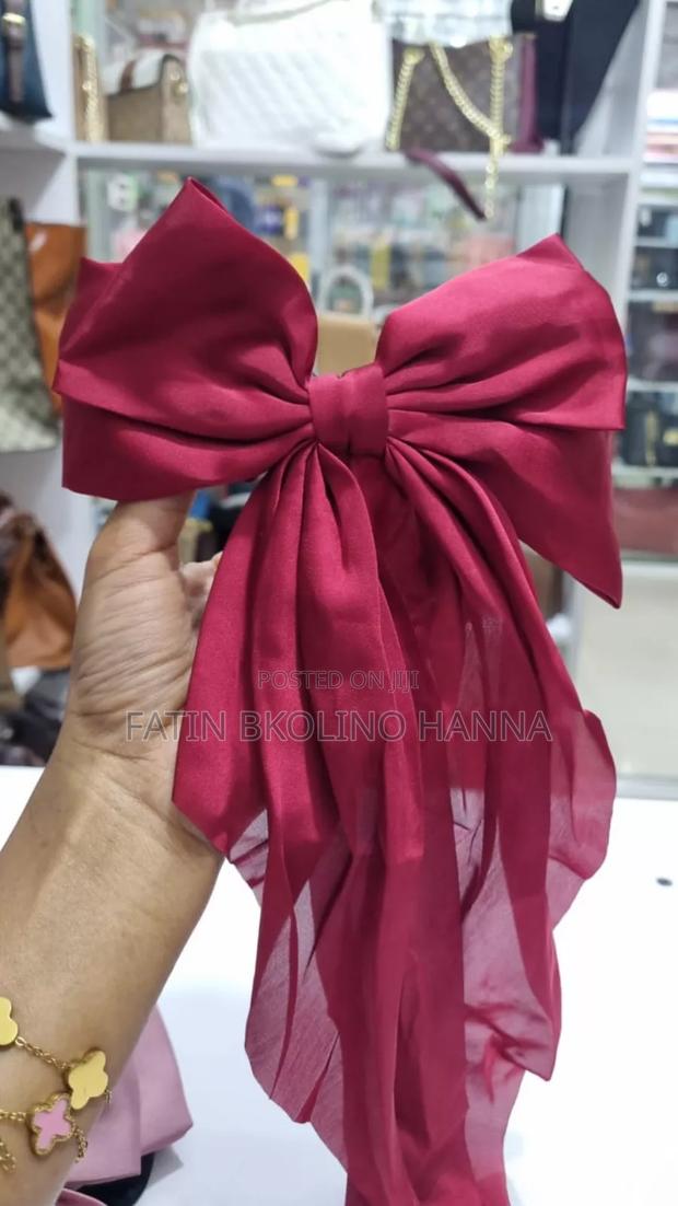 Maroon Head Bow - thumbnail 3