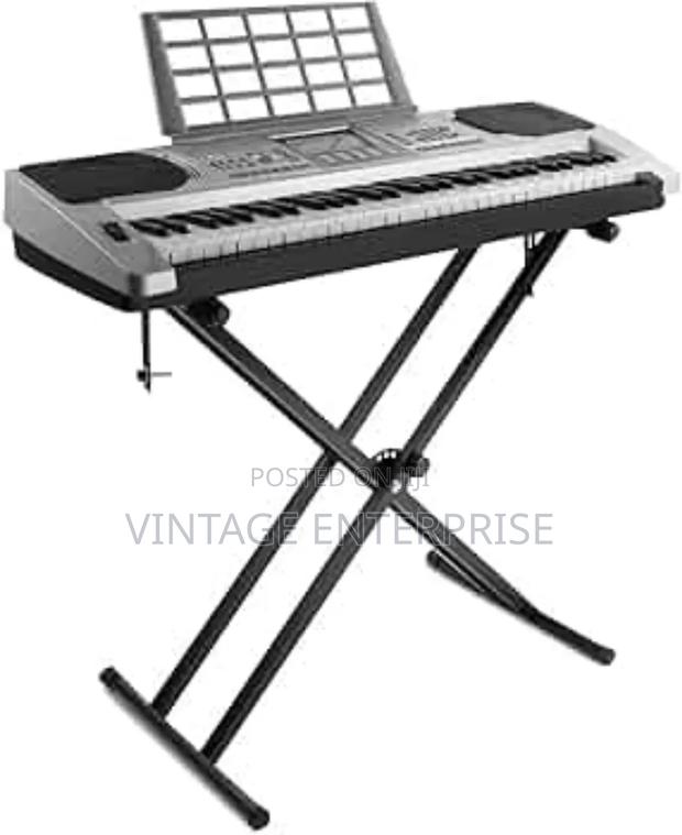 Piano /Keyboard Stand With Locking Stands Double X Shape - main view