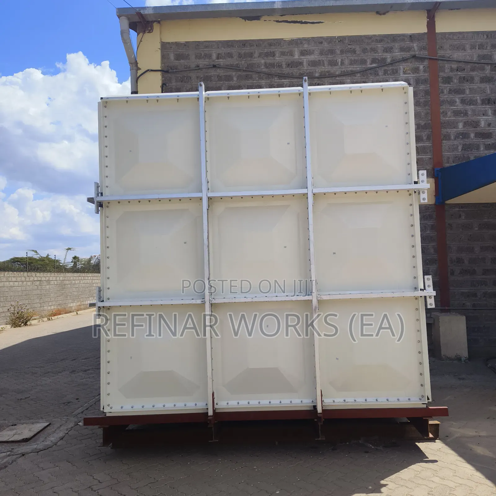 We Supply, Fit and Service GRP Water Tanks in Kenya