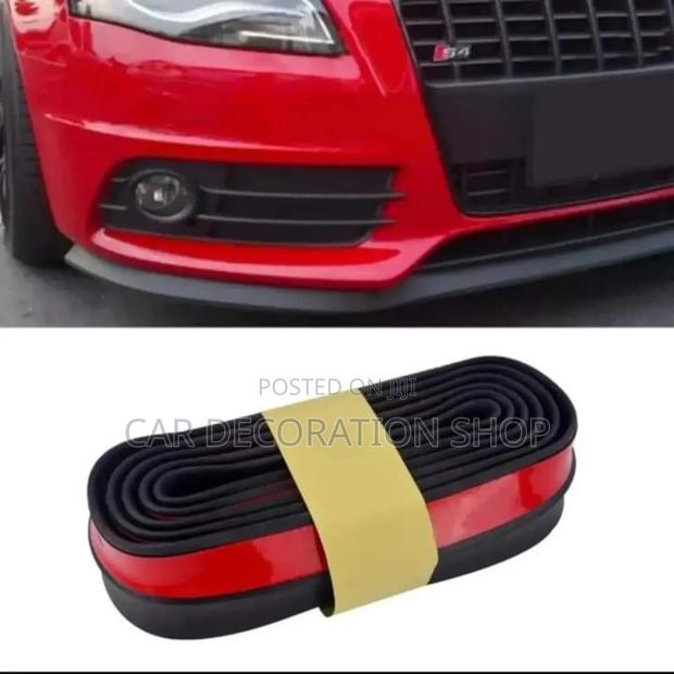 2.5m Black Rubber Samurai Front Chin Lip