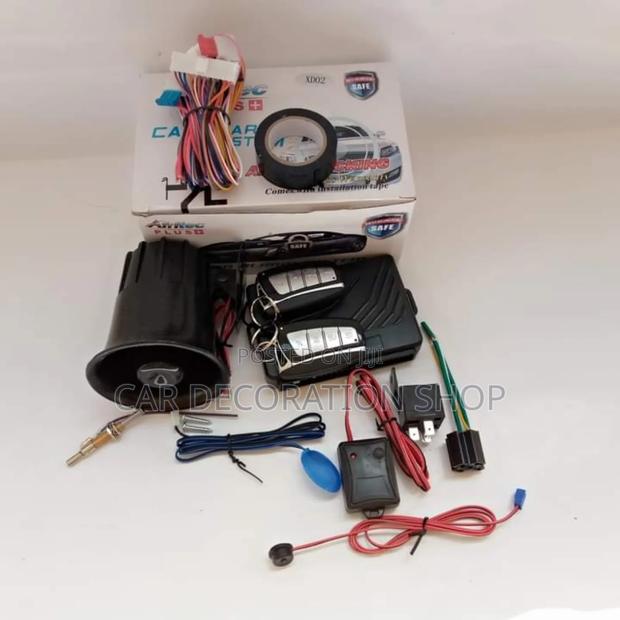 Afritech Car Alarm With Safety Antitheft Engine Cutoffo - main view