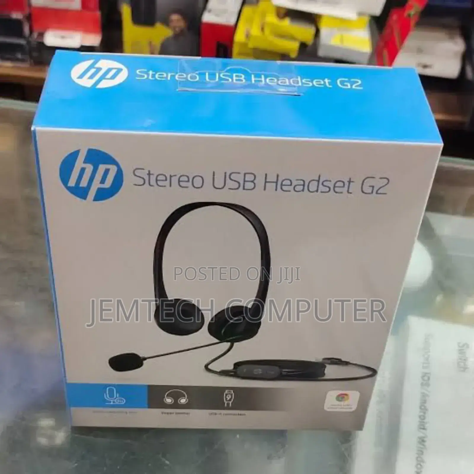 Hp Stereo Usb Headset Black"Hp Usb Headset