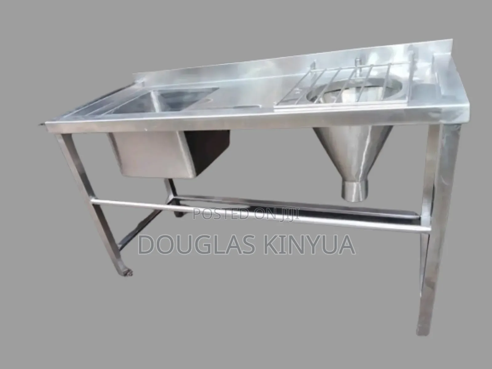 Stainless Steel Sluice Sink.