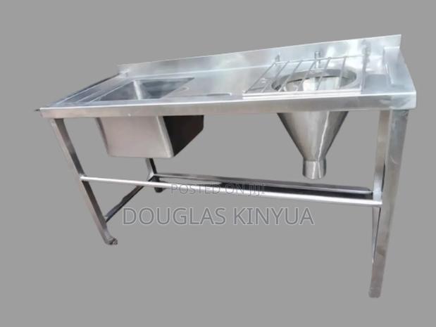 Stainless Steel Sluice Sink.