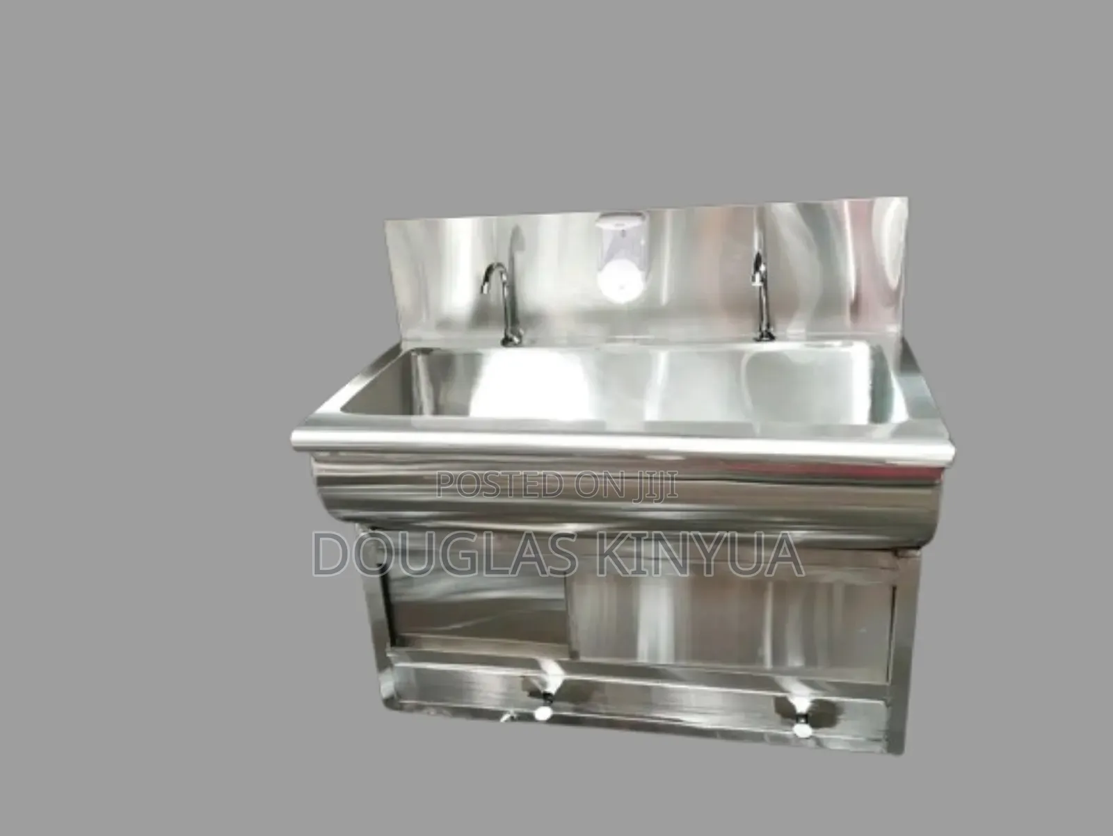Stainless Steel Hand Wash Station.