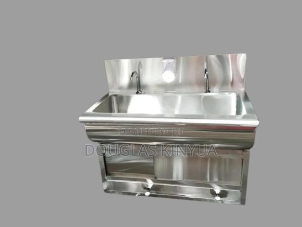 Stainless Steel Hand Wash Station. - main view