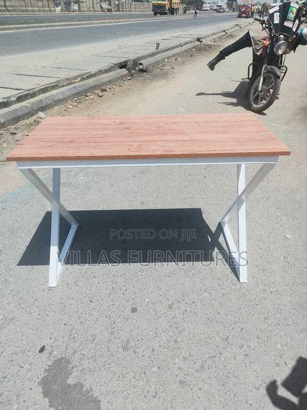 Modern Metallic Study Table