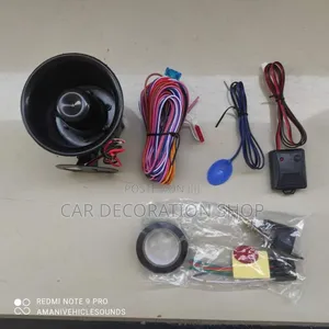 Afritech Car Security Alarm Antitheft Protection