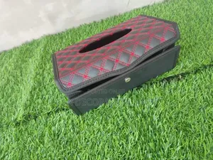 Durable Leather PU Leather Tissue Box Holder