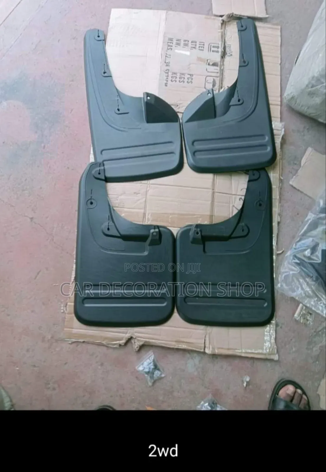 4pc Set Vigo 2WD Mudflaps