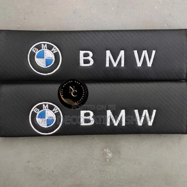 BMW 2pc Car Seat Belt Cover Pads
