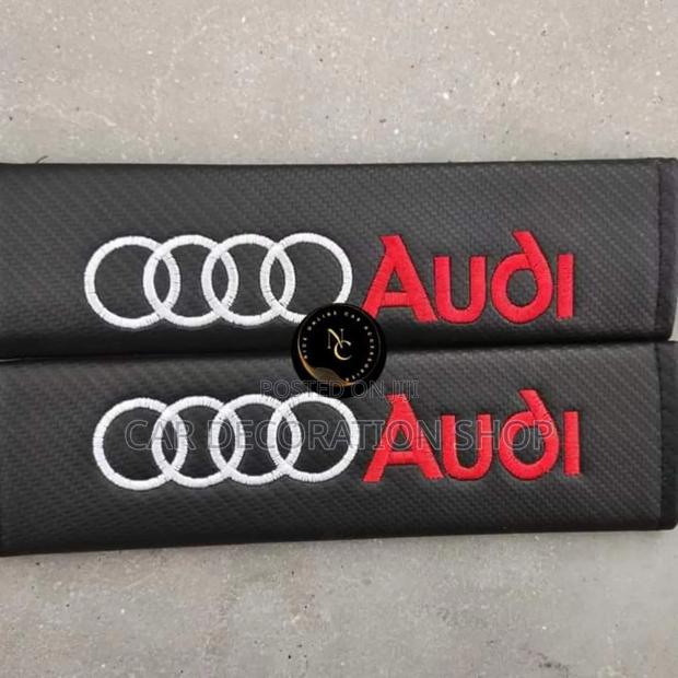 2pcs Audi Seat Belt Cover Pads