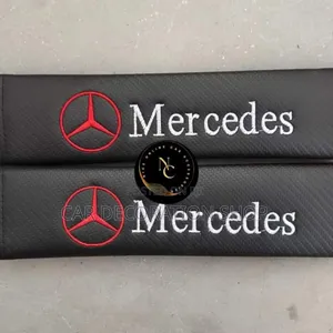 2pcs Mercedes Branded Car Seat Belt Shoulder Comfort Pad