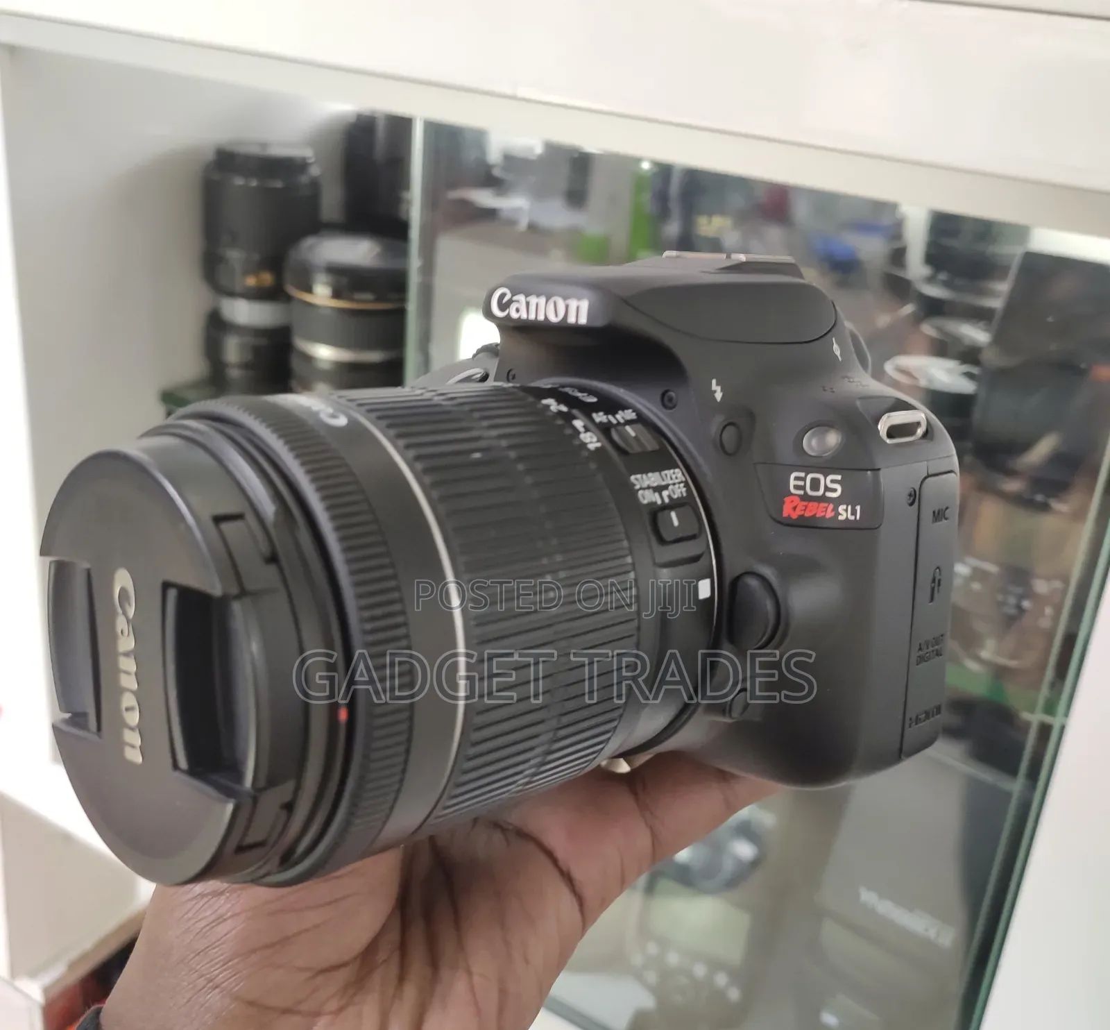 Canon EOS Rebel SL1 DSLR Camera With 1855mm Lens (Black) in Nairobi