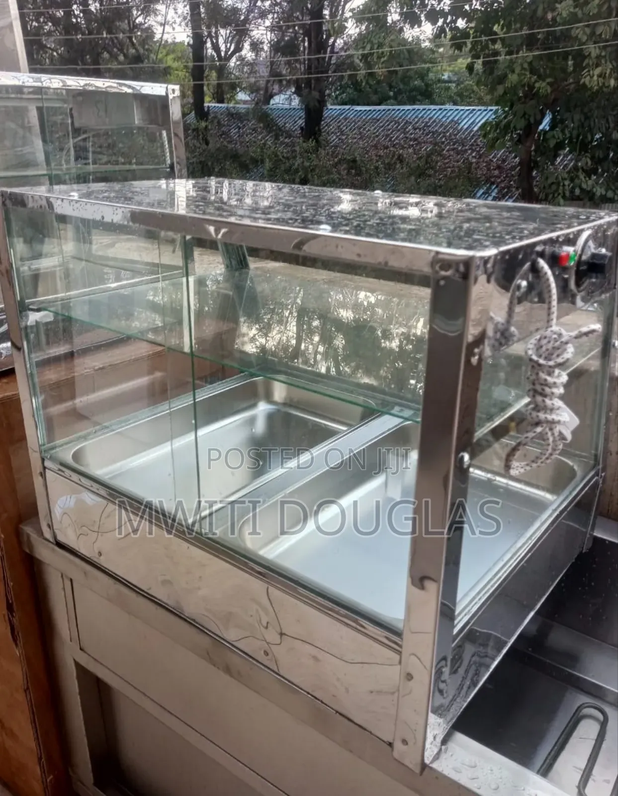 Decent Double Insert Food Warmer Display