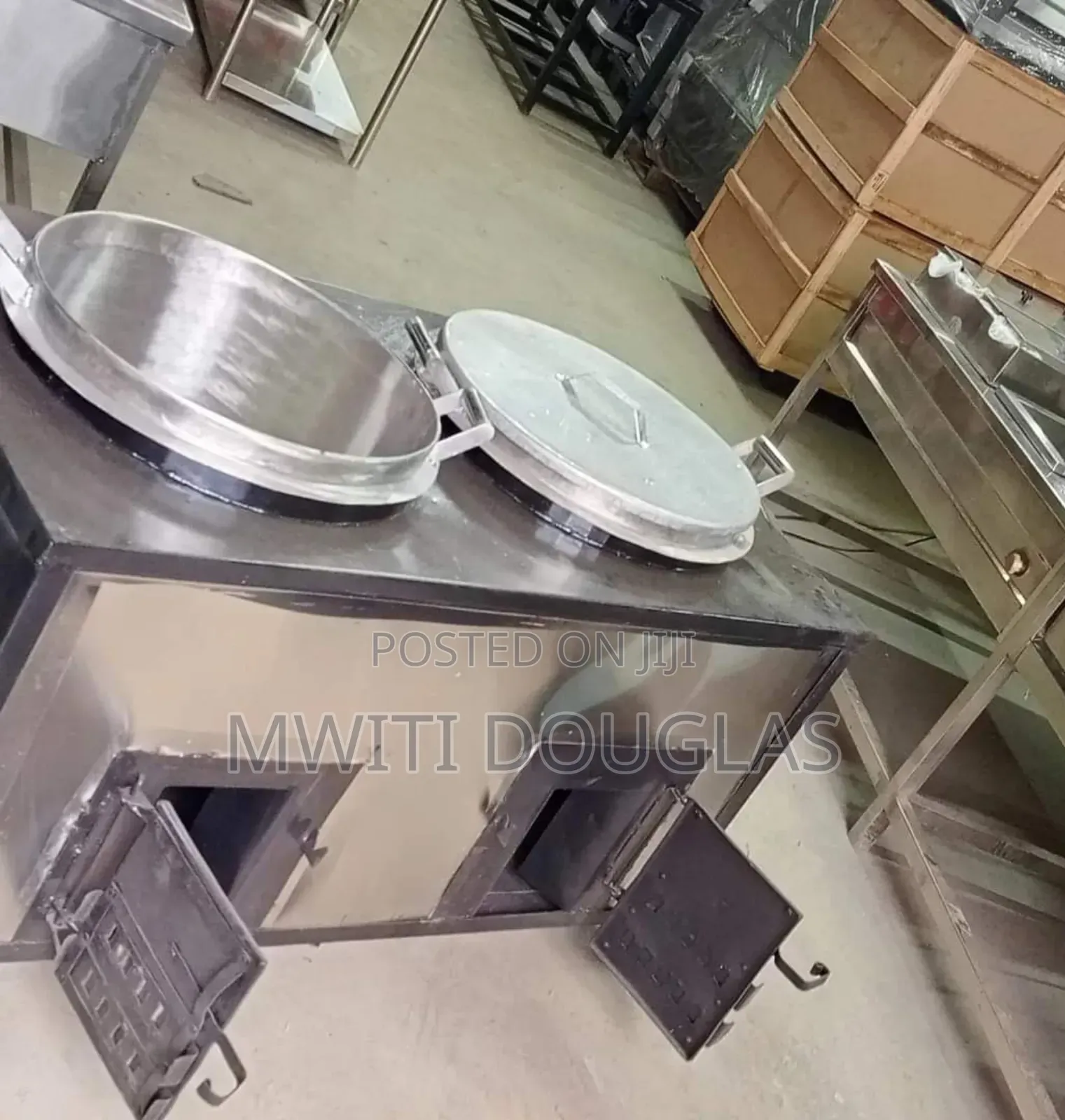 Firewood Elegant Double Boilers Unit