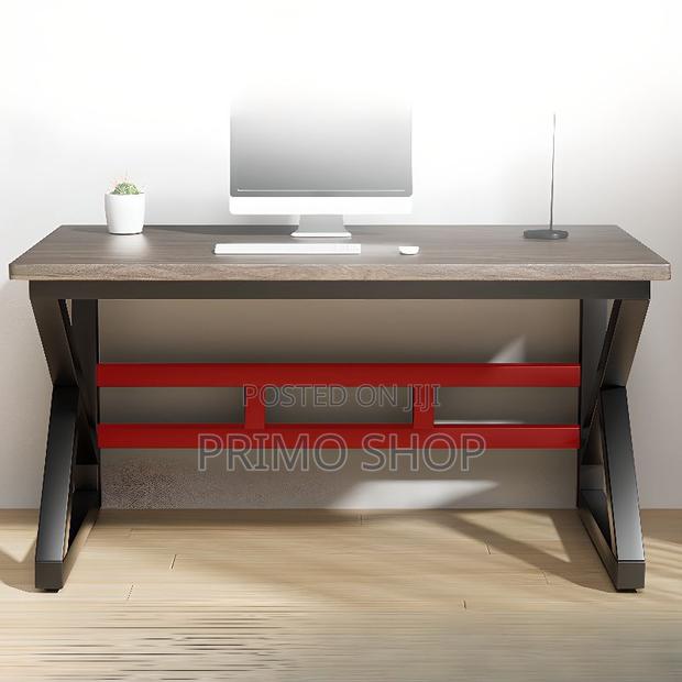 Home Office Desk, Computer Desk With Storage Room - thumbnail 4