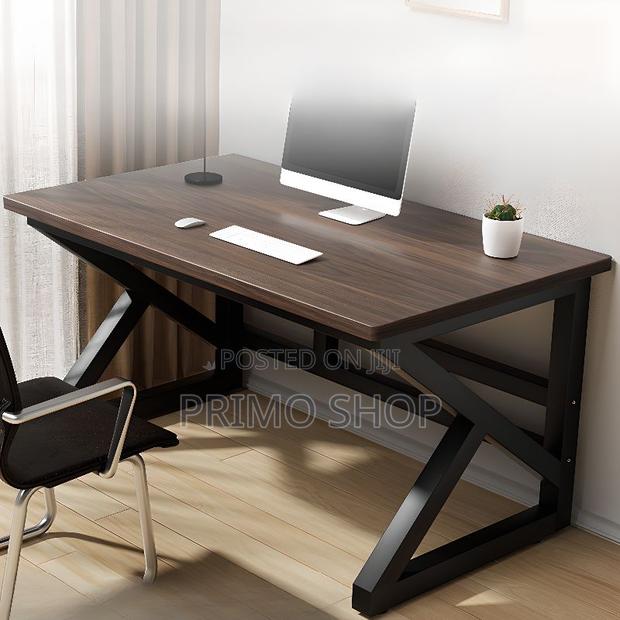 Home Office Desk, Computer Desk With Storage Room - main view