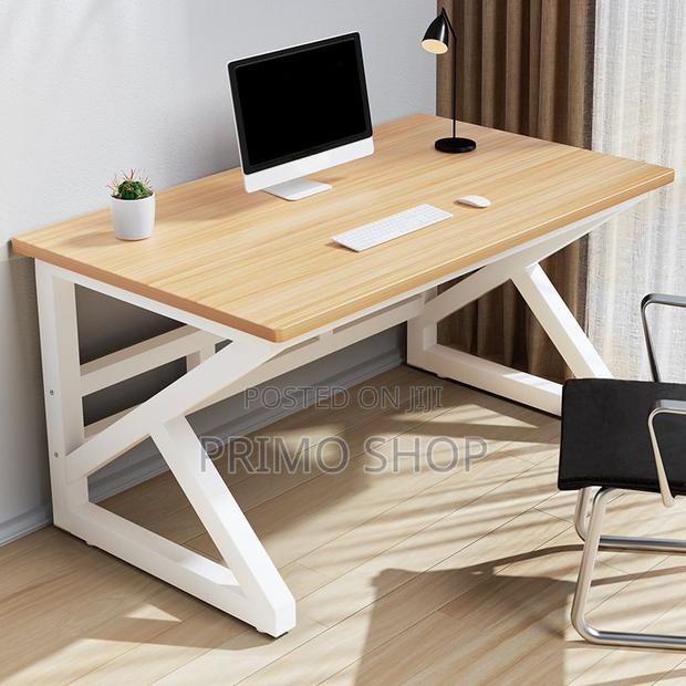 Home Office Desk, Computer Desk With Storage Room - thumbnail 2