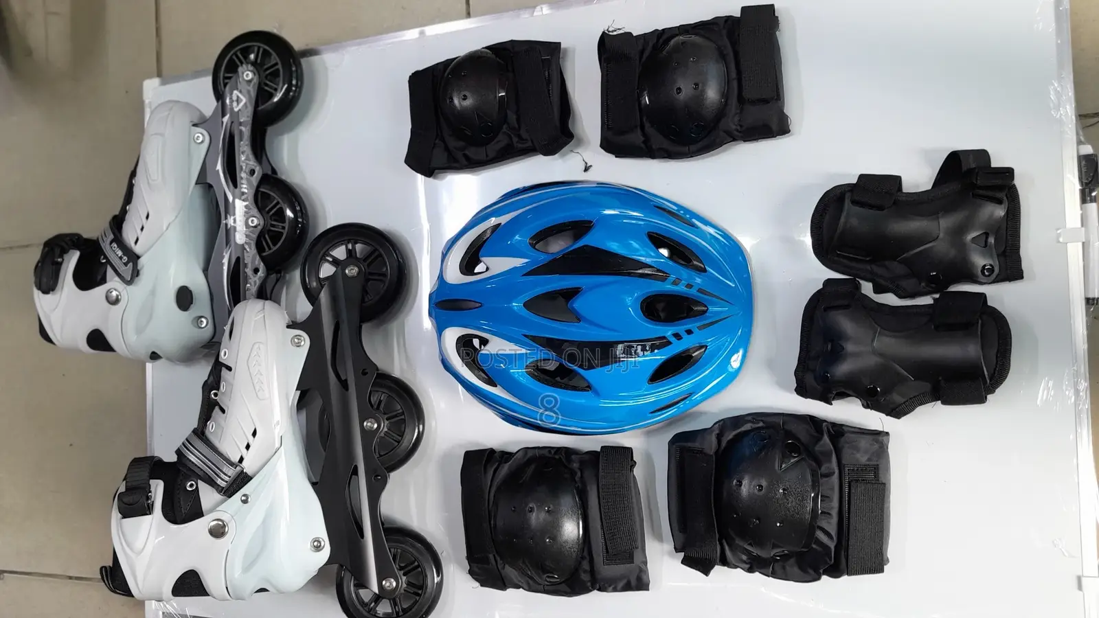 Full Adult Speed Skate Setfor Adults – Rubber Wheel Skates 