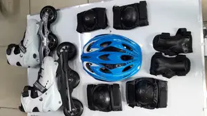 Full Adult Speed Skate Setfor Adults – Rubber Wheel Skates 