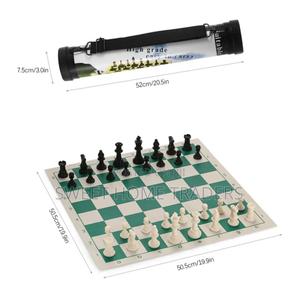 Foldable Chess Mat With a Bag - thumbnail 2