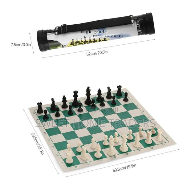 Foldable Chess Mat With a Bag - main view