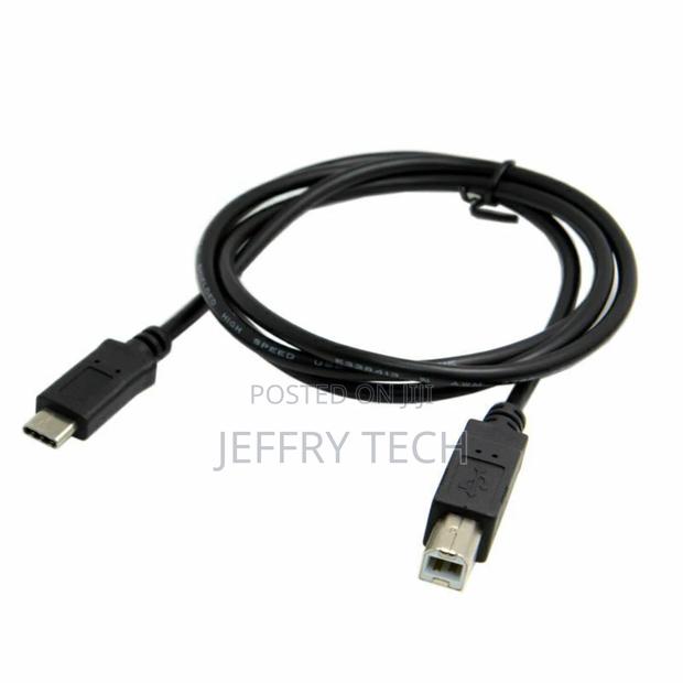 Type C Male to USB 2.0 B Type Printer Data Cable