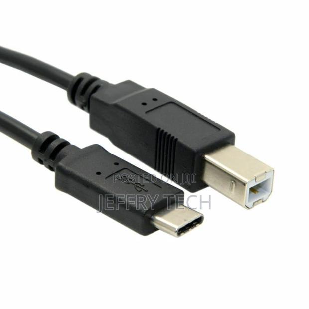 Type C Male to USB 2.0 B Type Printer Data Cable - thumbnail 2