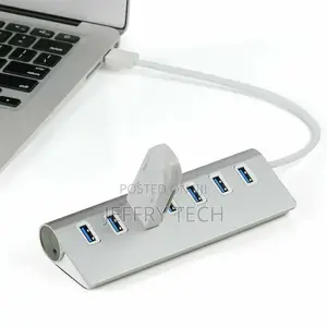 Aluminum USB3.0 7 Ports Hub High-Speed for Apple Macbook Pro