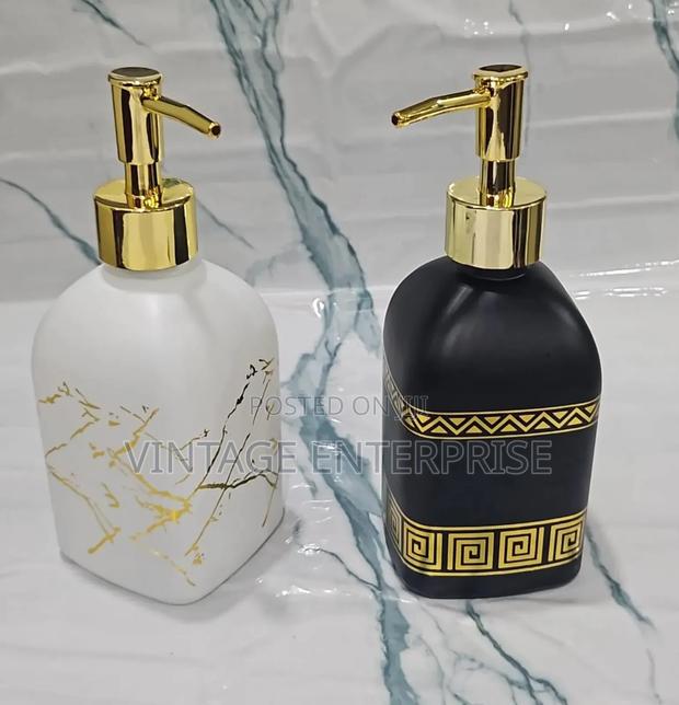 360ml Marble Gucci Glass Soap /Lotion Dispenser