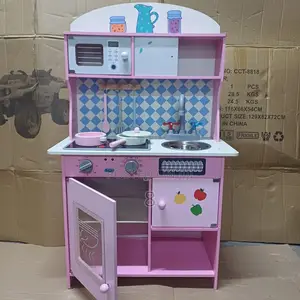 Premium Wooden Play Kitchen – Realistic and Fun for Kids