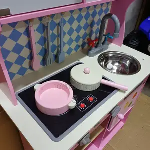 Premium Wooden Play Kitchen – Realistic and Fun for Kids