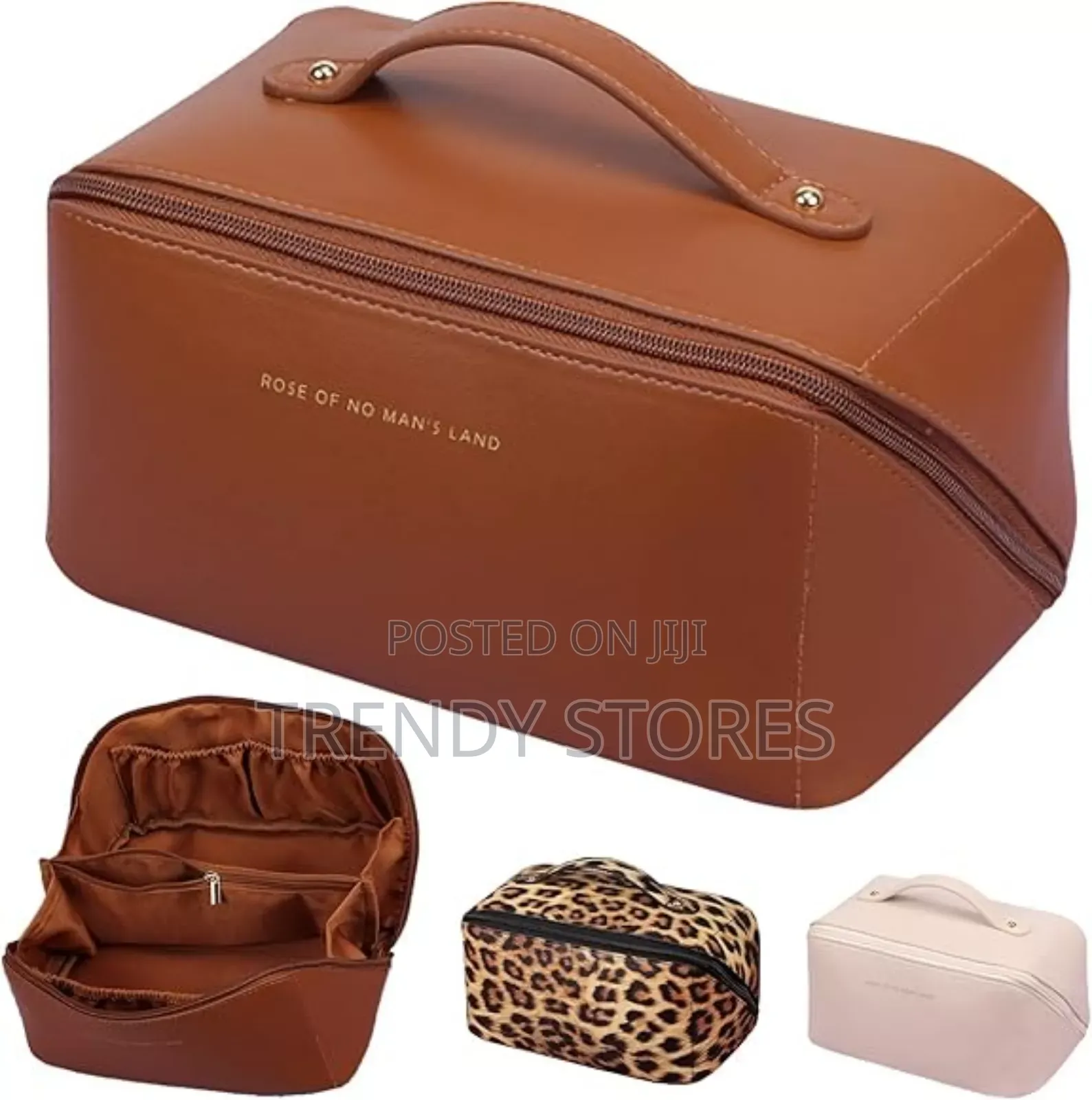 Brown Multifunctional Waterproof Toiletries Bag