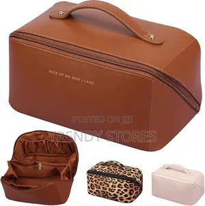 Brown Multifunctional Waterproof Toiletries Bag