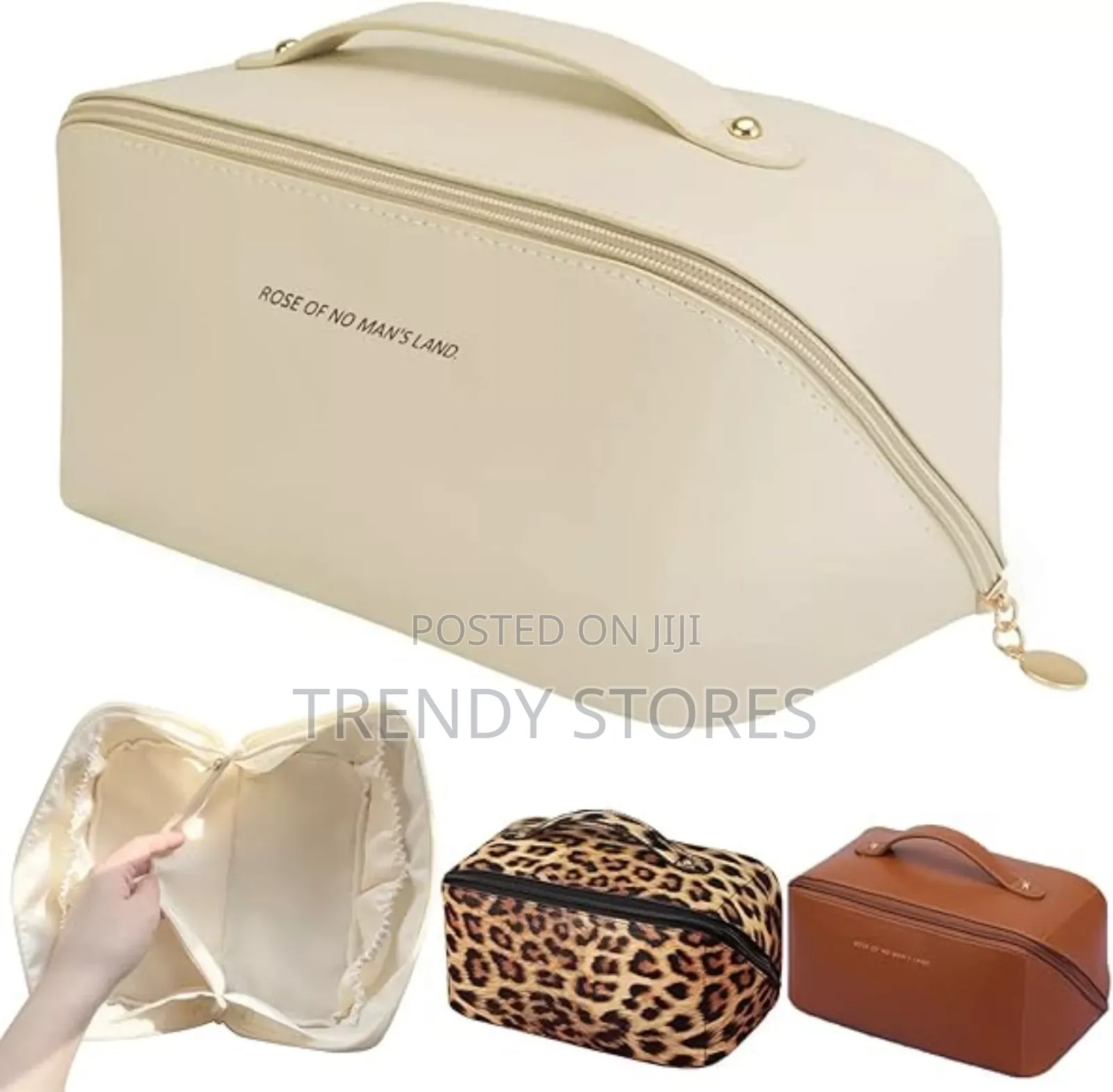 White Multifunctional Waterproof Makeup Bag