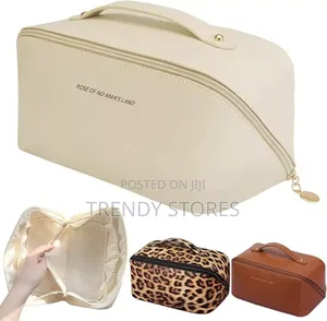White Multifunctional Waterproof Makeup Bag