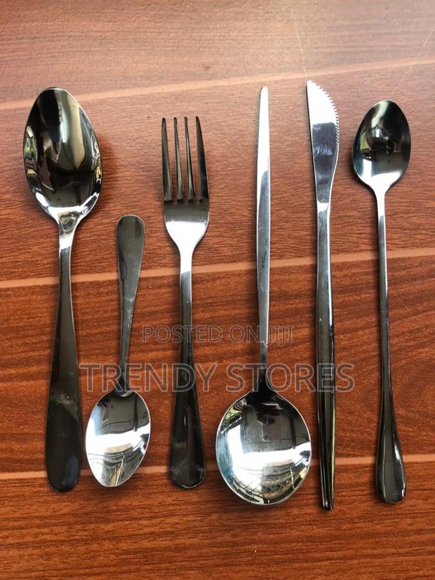 6 PCS Stainless Steel Flatware Sets - main view