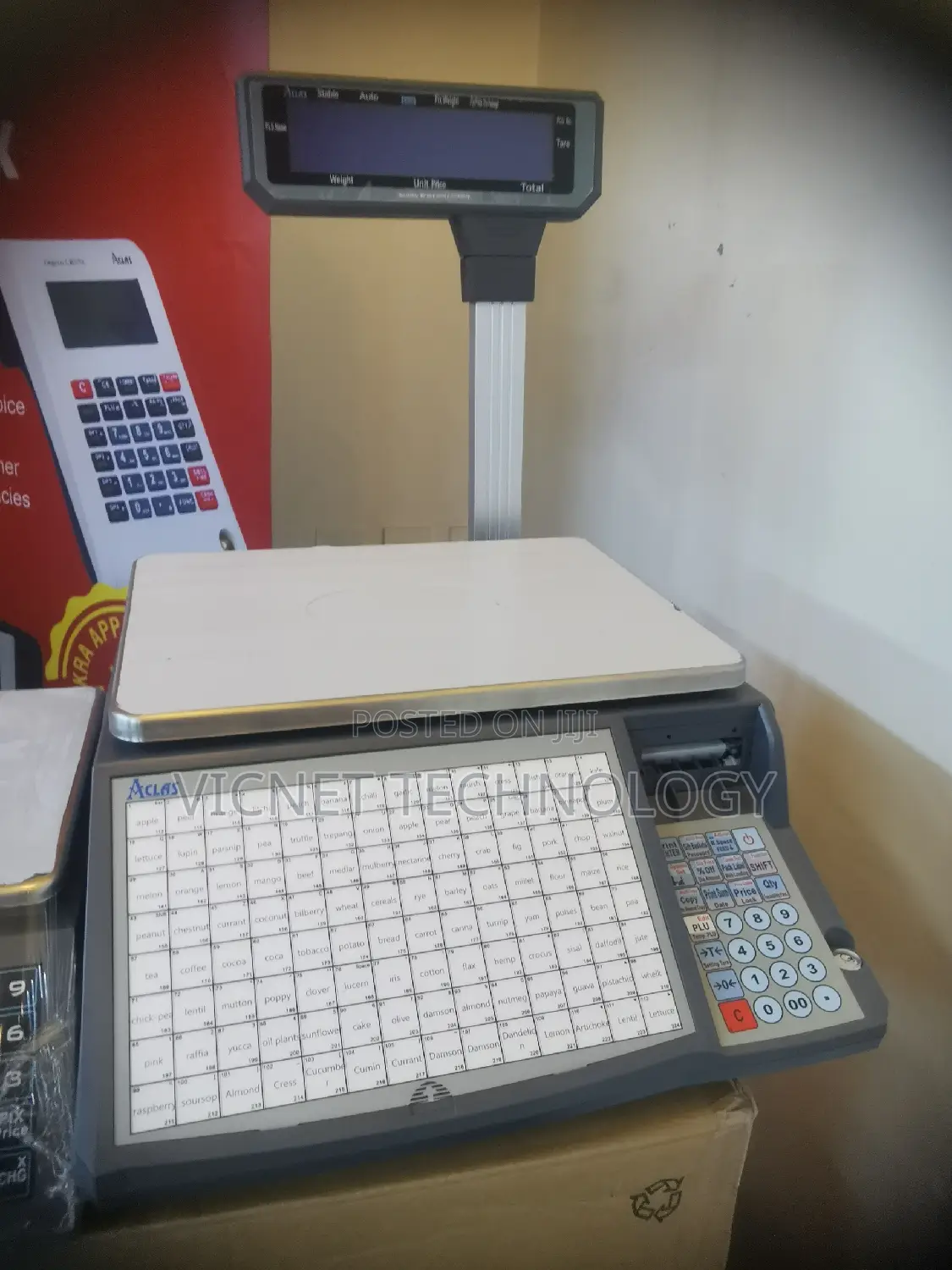 Label Printing Weighing Scale Barcode and Receipt Printe