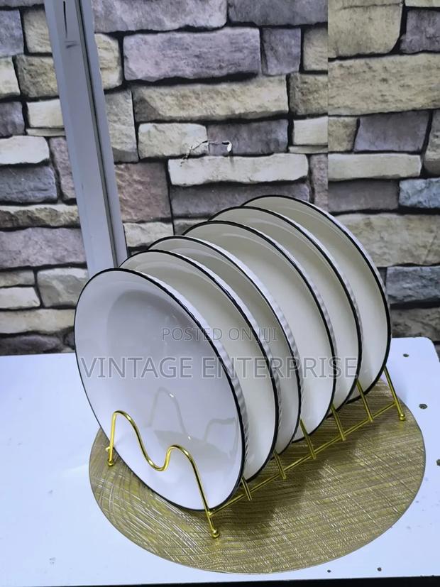 10 'Inch 6pcs Ceramic Pasta Plates - main view