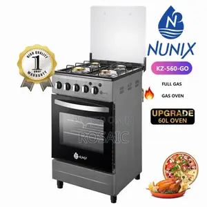 Nunix Standing Cooker 4gas. Gas Oven