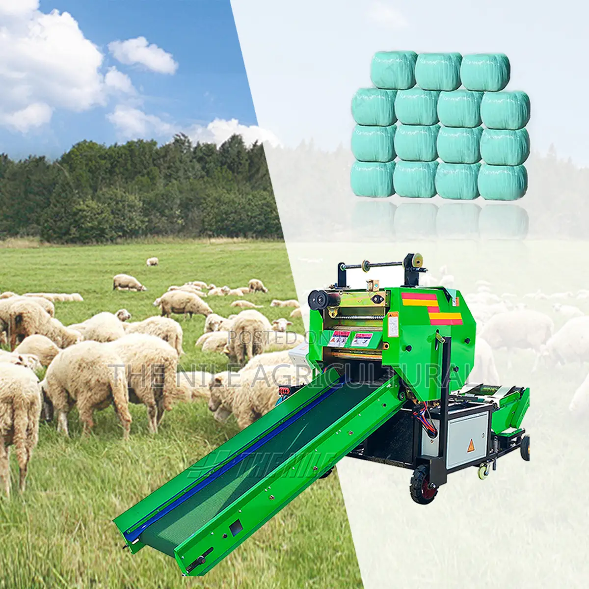 Former 2024 Silage Baler Wrapper Mini Machine