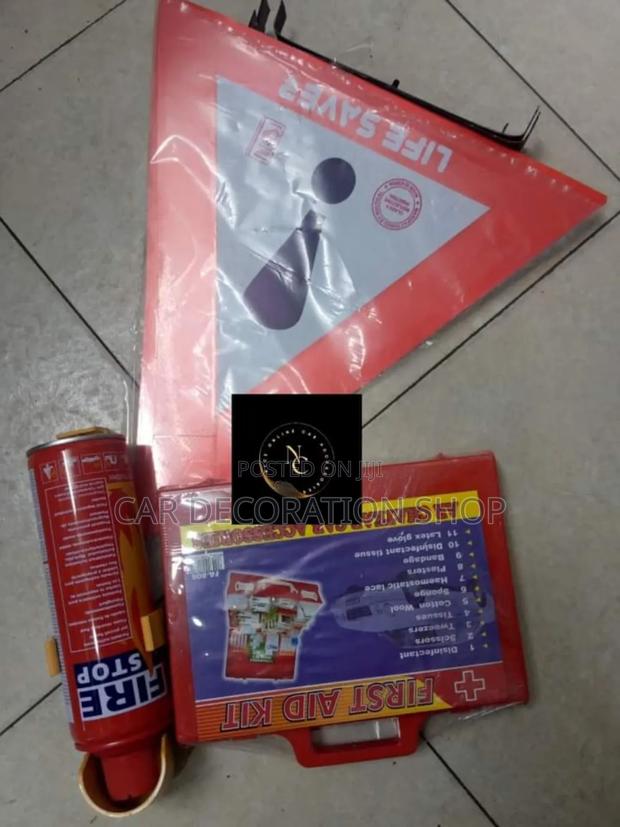 Road Safety Kits 2life Saver,Extinguisher,Aid Box