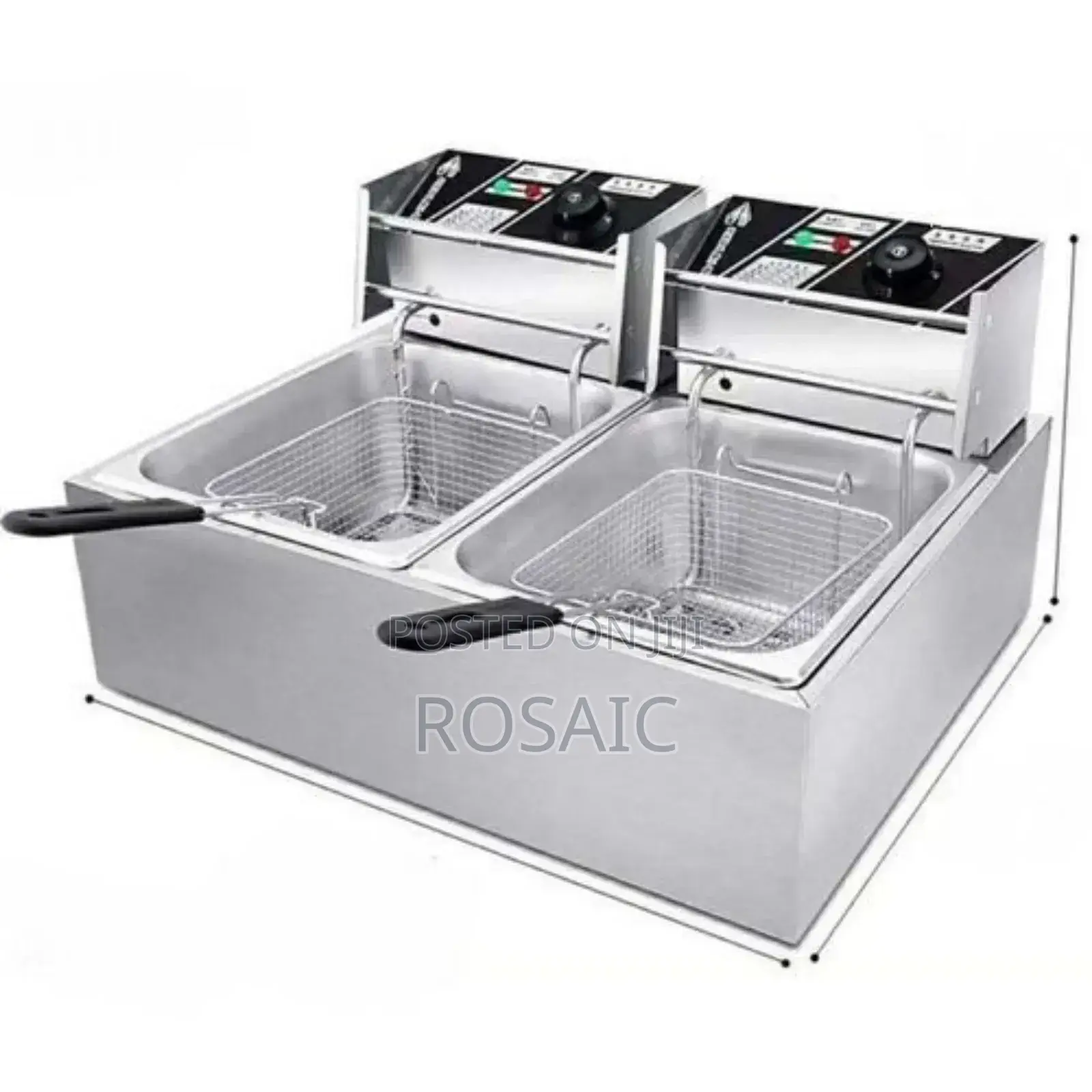 Refurbished Double Deep Fryer 12L