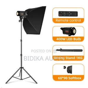 90 CM Softbox With 400W LED Bulb Modifier
