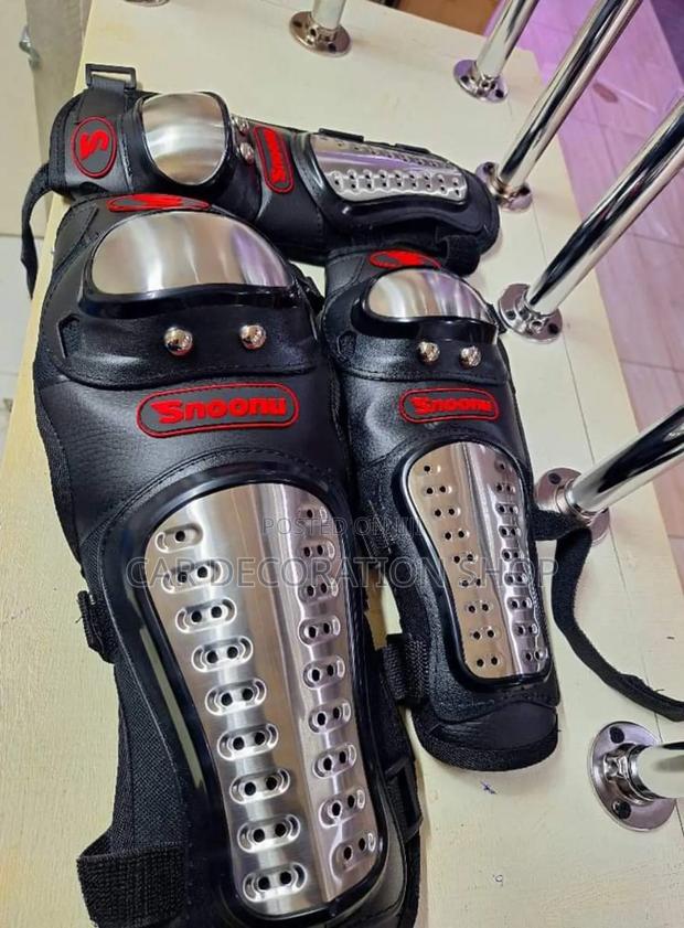 Probiker Stainless Steel Flexible 2knee Guard+2elbow Guard