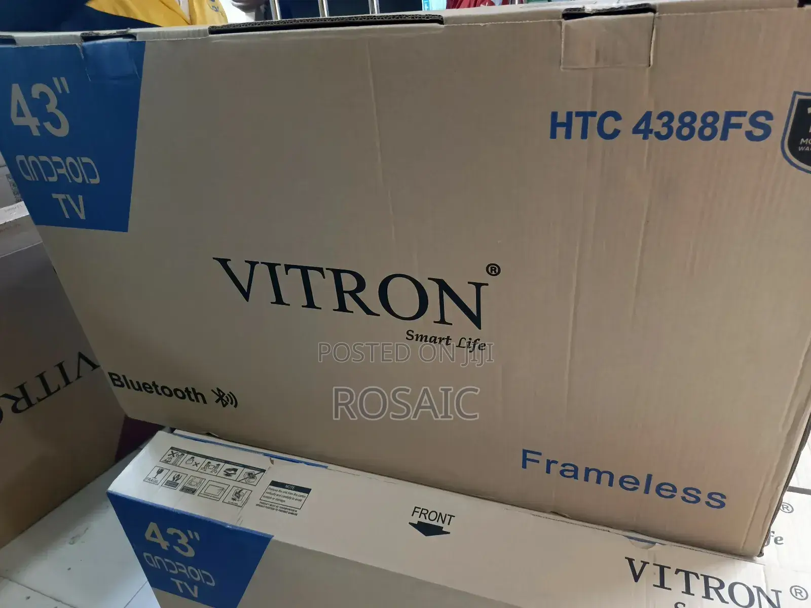 Vitron 43 Tv Smart Android Tv Frameless With Bluetooth
